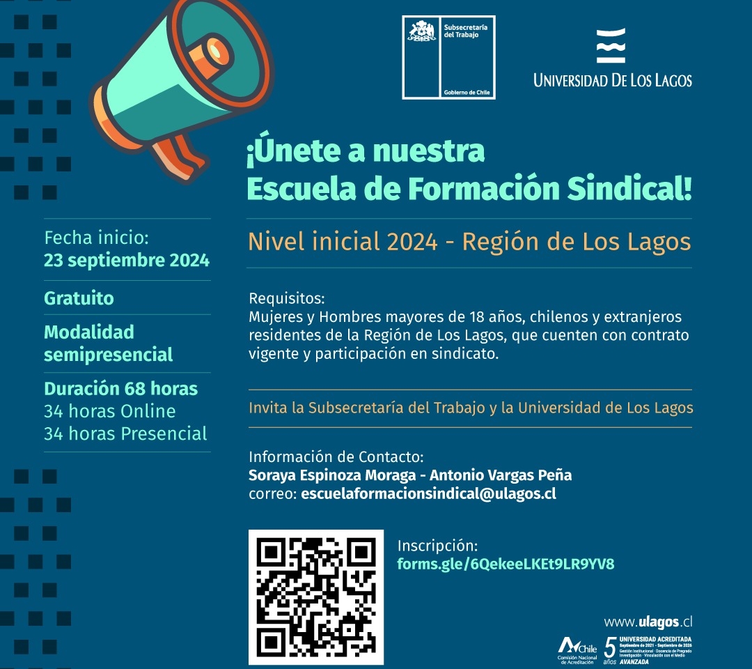 Únete a nuestra Escuela de Formación Sindical